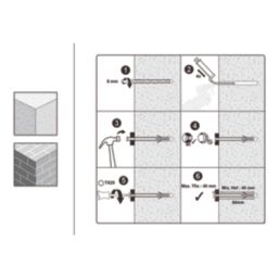 Easyfix  TX Short Expansion Frame Fixings 8mm x 80mm 12 Pack