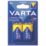 Varta Longlife Power 9V Alkaline High Energy Batteries 4 Pack