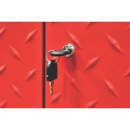 Hilka Pro-Craft Red/Black Tall Garage Cabinet 762mm x 458mm x 1524mm