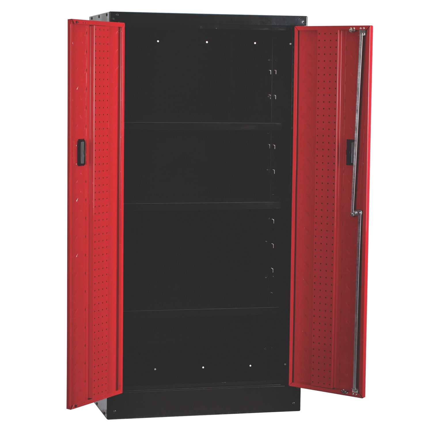 Hilka Pro-Craft Red/Black Tall Garage Cabinet 762mm x 458mm x 1524mm (1038R)