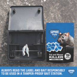 Sapphire  Rat & Mouse Killer Rodenticide Paste 10g 15 Pack