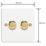 Varilight V-Pro 2-Gang 2-Way LED Dimmer Switch  Chalk White with Colour-Matched Inserts