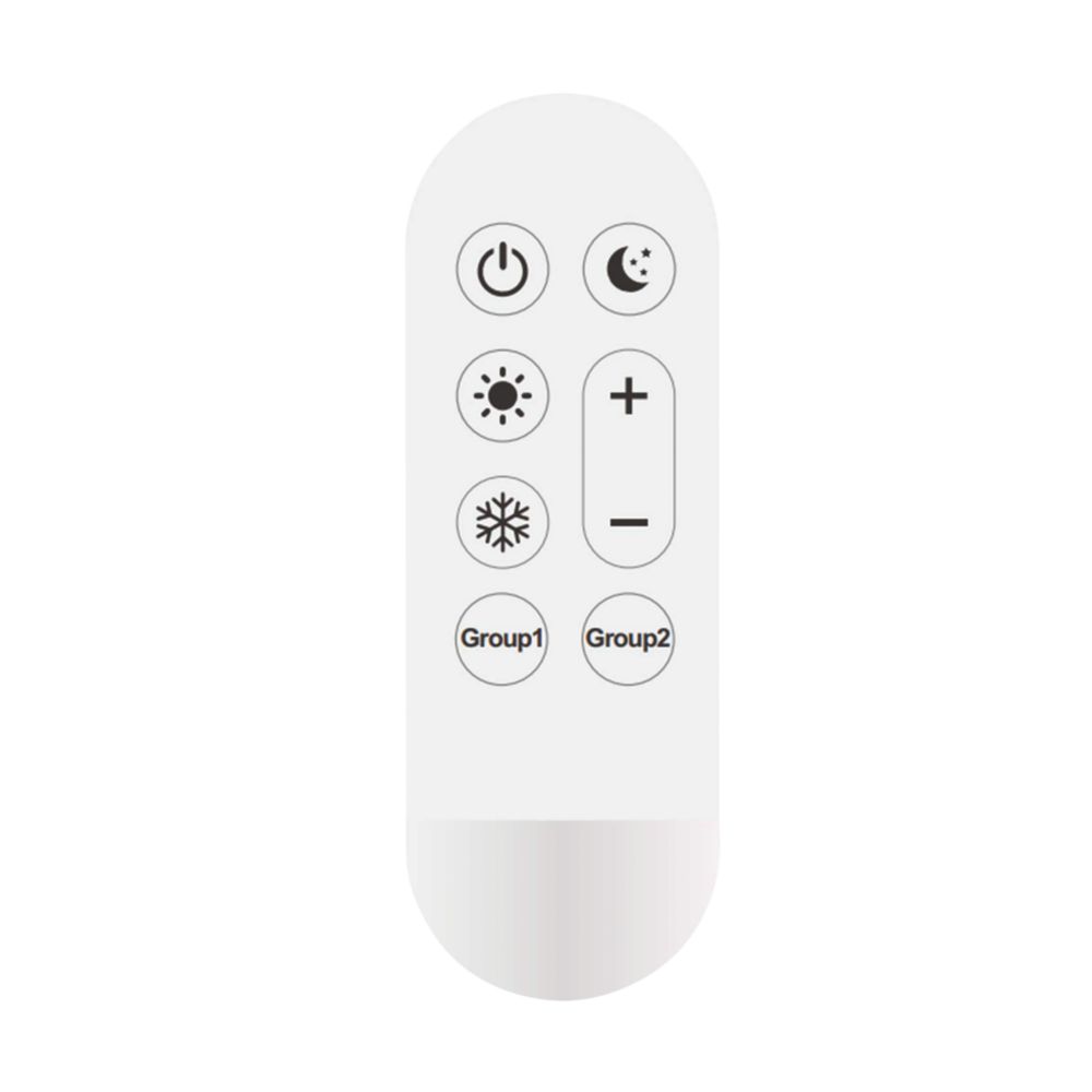 LAP Square 600mm x 600mm LED Remote Controlled Panel Light White
