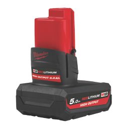 Milwaukee M12 HB5 12V 5.0Ah Li-Ion RedLithium High Output Battery