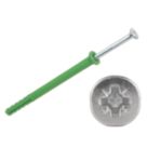 Fischer  Plastic Hammerfix N Green 6mm x 80mm 45 Pack