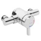 Bristan Commercial Exposed Single Outlet Thermostatic Chrome Shower Valve