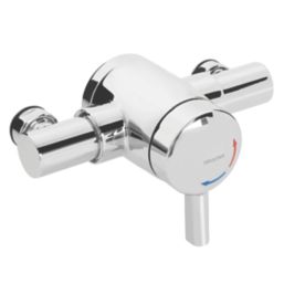 Bristan Commercial Exposed Single Outlet Thermostatic Chrome Shower Valve