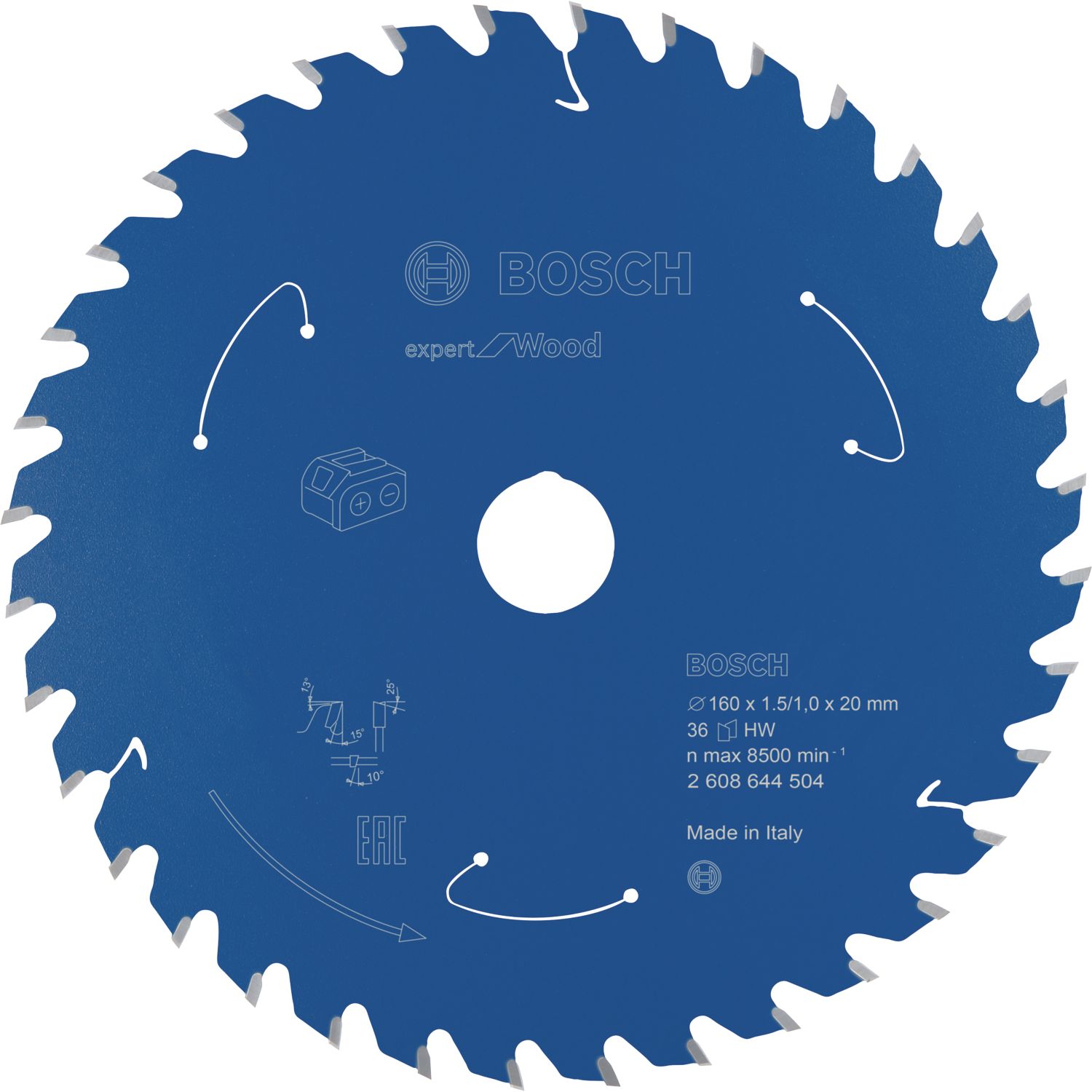 Bosch Expert Wood Circular Saw Blade 160mm x 20mm 36T (103KP)