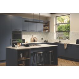 Wilsonart Omega Sleek Square Edge Matt White Quartz Effect Laminate Breakfast Bar 3000mm x 900mm x 22mm