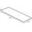 Wilsonart Omega Sleek Square Edge Matt White Quartz Effect Laminate Breakfast Bar 3000mm x 900mm x 22mm