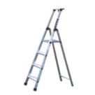 TB Davies Aluminium 1.50m 4 Step Platform Step Ladder
