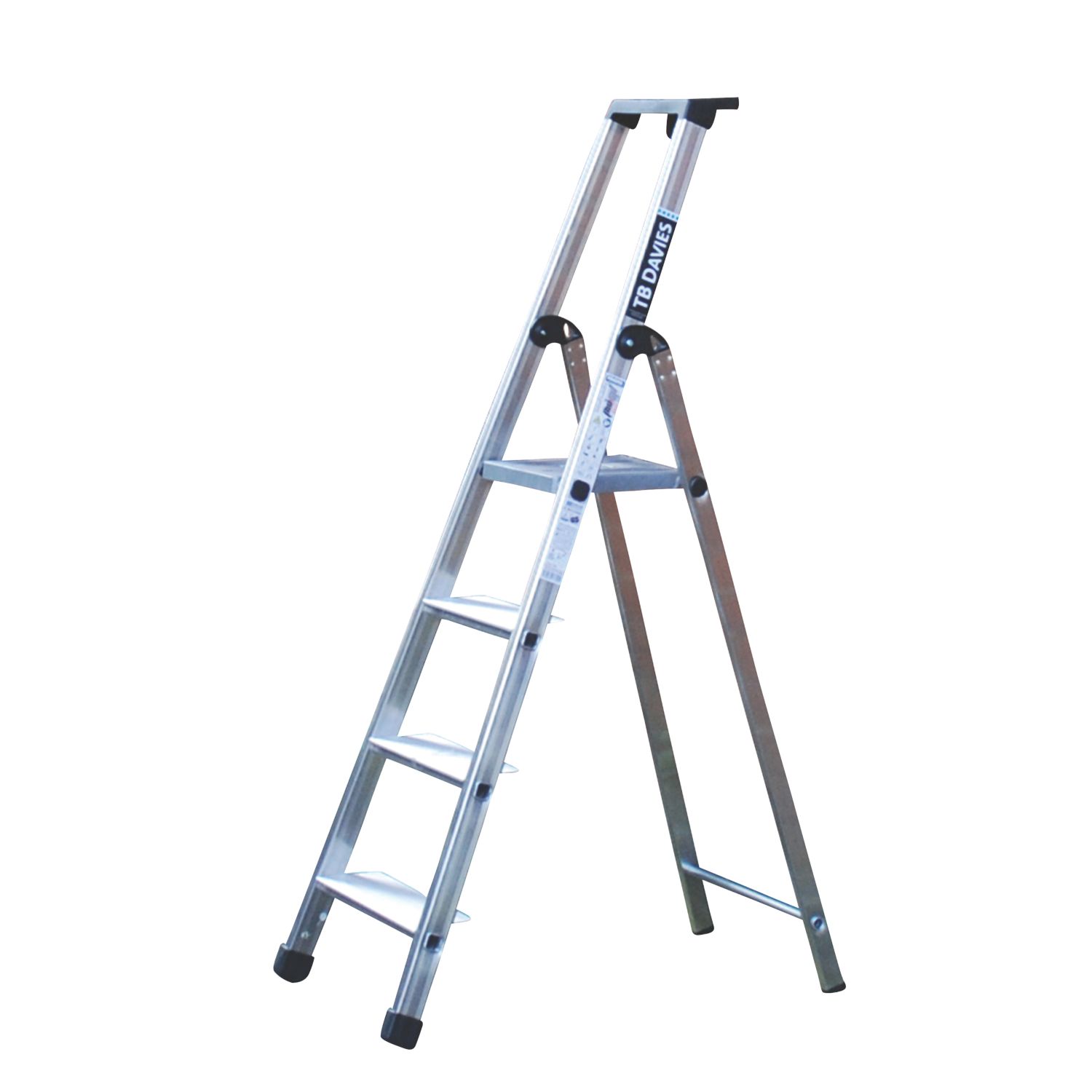 TB Davies Aluminium 1.50m 4 Step Platform Step Ladder (103PG)