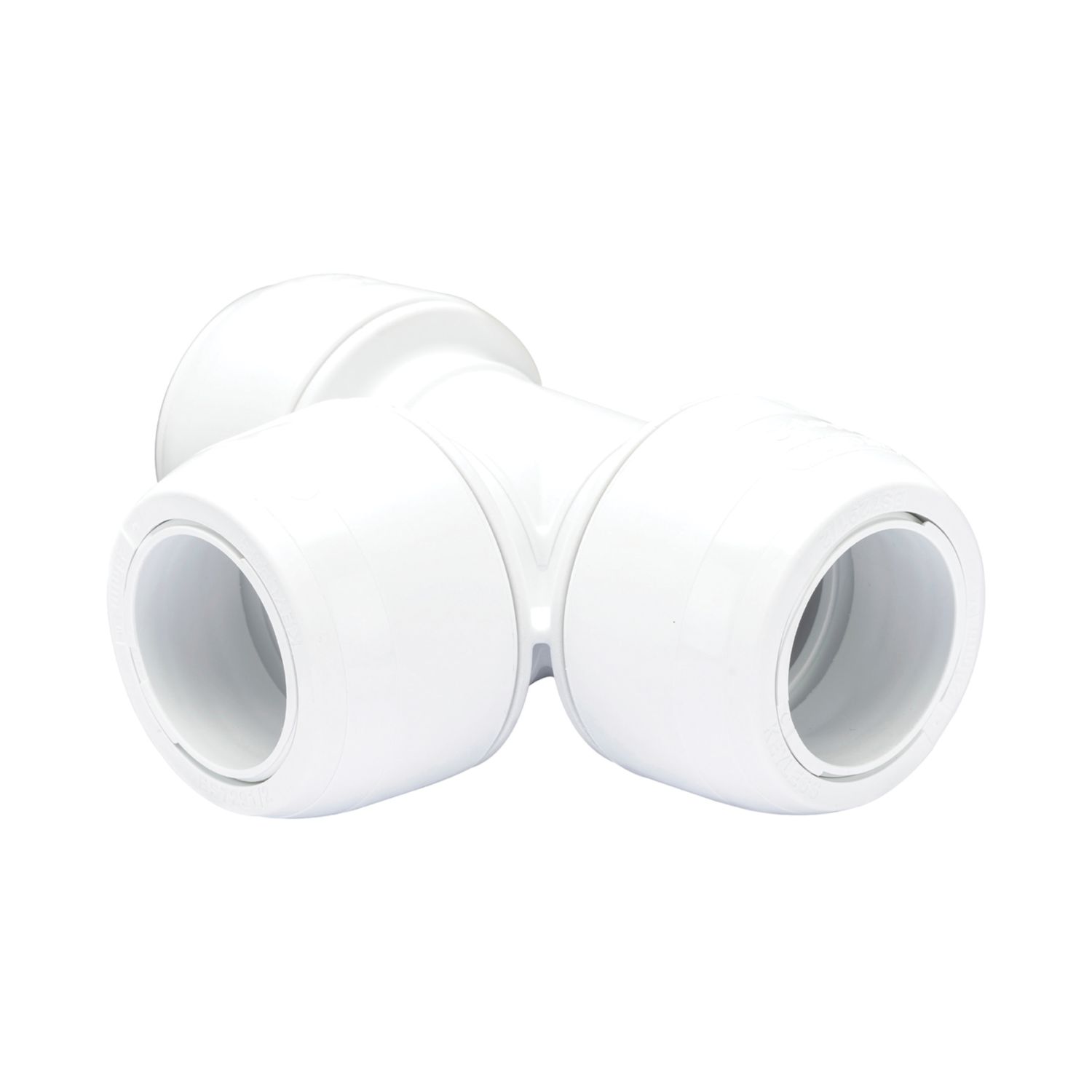 Hep2O Plastic Push-Fit Equal Keyless Tee 28mm (103RE)