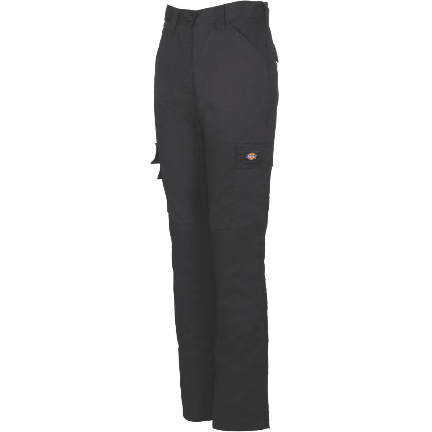 Dickies Everyday Flex Womens Work Trousers Black Size 12 31" L (103RR)