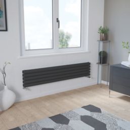 Ximax Fortuna 294mm x 1500mm 2823BTU Anthracite Horizontal Designer Radiator