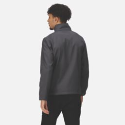 Regatta Ablaze Printable  Softshell Jacket Seal Grey/Black 3X Large 50" Chest