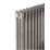 Acova 600mm x 1226mm 5403BTU Raw Metal Horizontal 3 Column Radiator