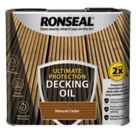 Ronseal Ultimate Protection 2.5Ltr Natural Cedar  Decking Oil