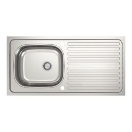 Utility 1 Bowl  Polished Stainless Steel Sink 1000mm x 500mm