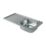 Utility 1 Bowl  Polished Stainless Steel Sink 1000mm x 500mm