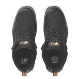 V12 Footwear Caiman Size 4  Black Waterproof  Safety Boots