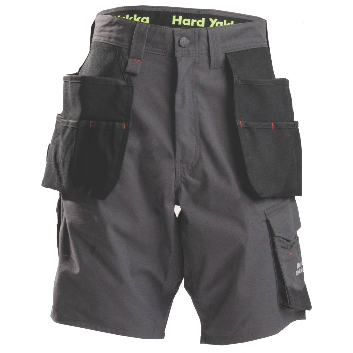 Hard Yakka Raptor Active Holster Work Shorts Graphite 32" W (104AY)