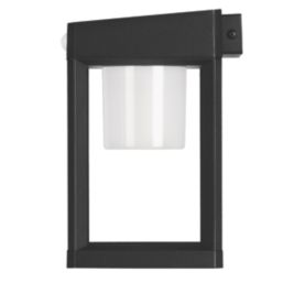 4lite Antheia Outdoor LED Solar Wall Lantern With PIR Sensor Anthracite 300lm