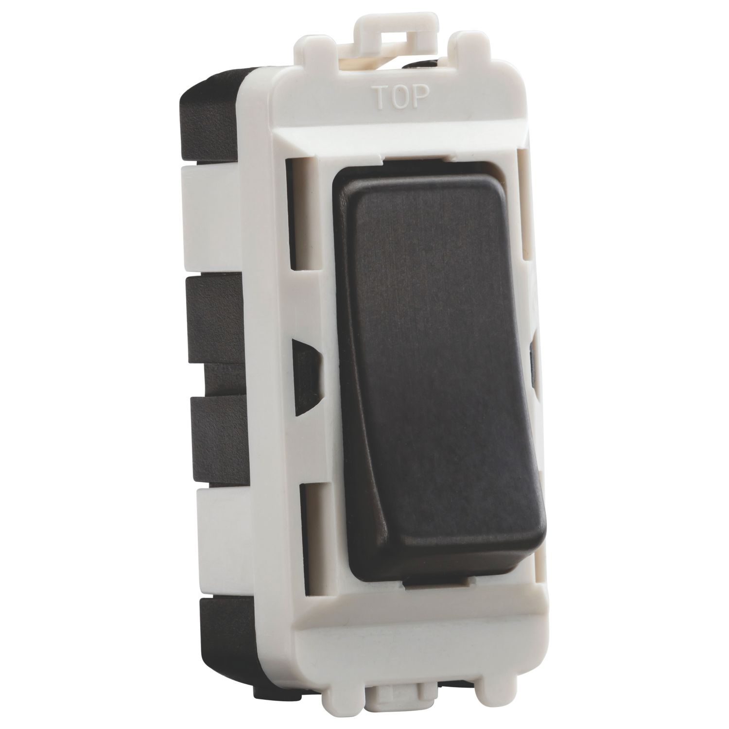 Knightsbridge 20AX Grid DP Control Switch Smoked Bronze (104CR)