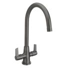 Bristan Echo Easyfit  Mono Sink Mixer  Gun Metal Gray 1 Pair