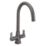 Bristan Echo Easyfit  Mono Sink Mixer  Gun Metal Gray 1 Pair