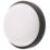 LAP Davenport Outdoor Round LED Bulkhead Black 12W 600lm