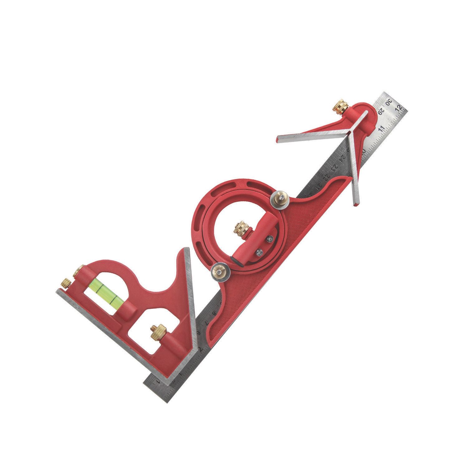 Faithfull Combination Square with Protractor 12" (300mm) (104GC)