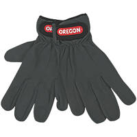 Oregon  Leather Working Gloves Grey Medium