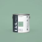 LickPro  2.5Ltr Green 15 Eggshell Emulsion  Paint