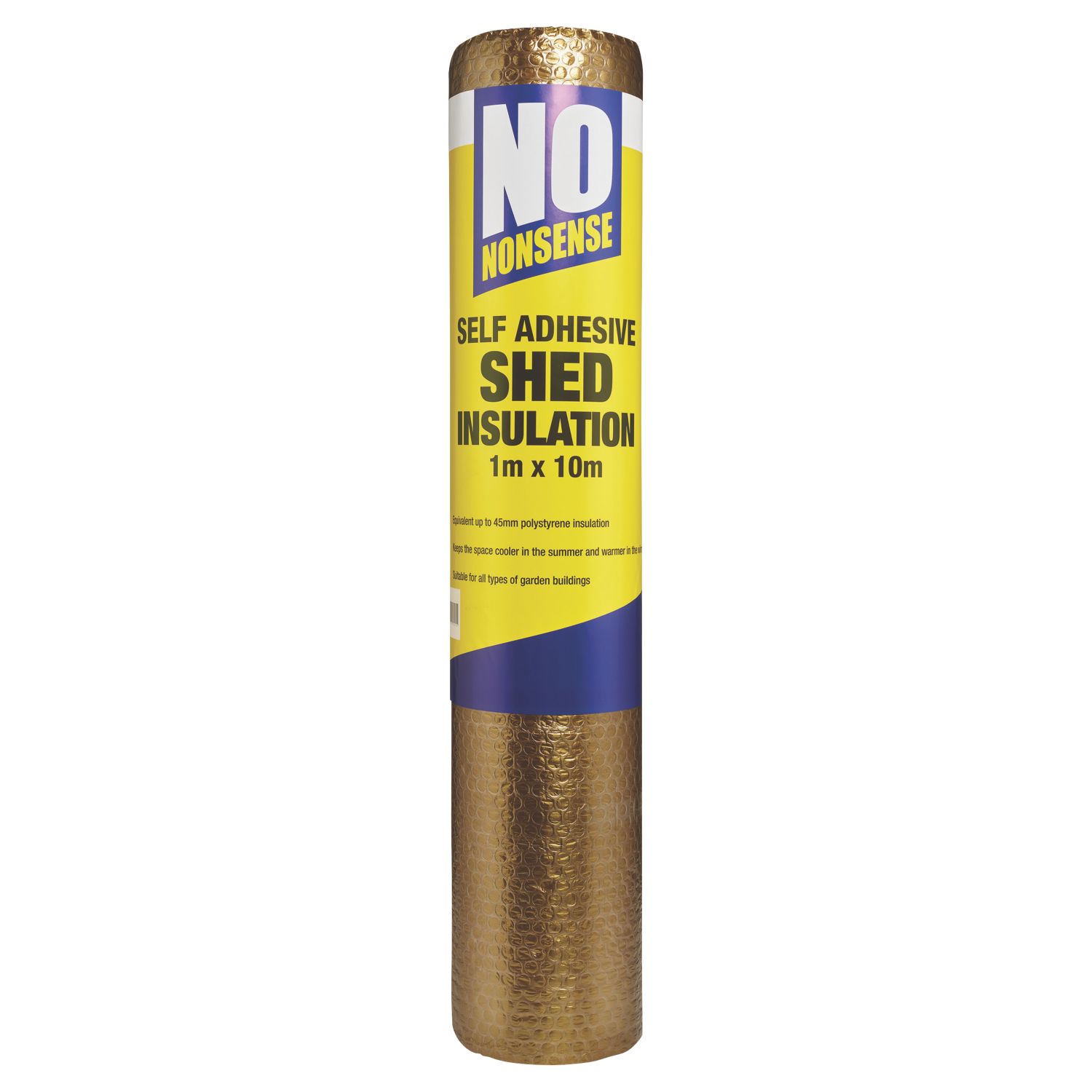 No Nonsense Self-Adhesive Shed Insulation 1m x 10m (104KY)