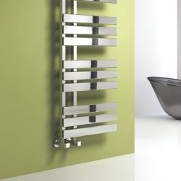 Reina 1500mm x 500mm 2129BTU Chrome Flat Designer Towel Radiator