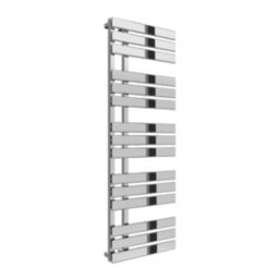 Reina 1500mm x 500mm 2129BTU Chrome Flat Designer Towel Radiator