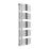 Reina 1500mm x 500mm 2129BTU Chrome Flat Designer Towel Radiator