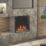 Be Modern Pryzm Arteon 750-3SP Black Remote Control Wall-Mounted Electric Inset Fire 762mm x 257mm x 791mm