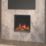 Be Modern Pryzm Arteon 750-3SP Black Remote Control Wall-Mounted Electric Inset Fire 762mm x 257mm x 791mm