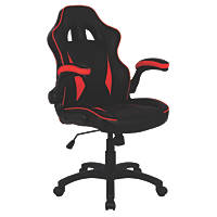 Nautilus Designs Predator  High Back Executive Gaming Chair Black/Red