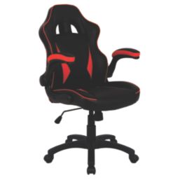 Nautilus Designs Predator  High Back Executive Gaming Chair Black/Red