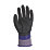 Wonder Grip WG-518W Oil Plus Protective Work Gloves Purple / Black / White X Large