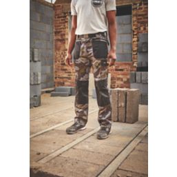Site Harrier Work Trousers Camouflage 40" W 32" L
