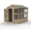 Forest  6' x 7' 6" (Nominal) Apex Timber Potting Shed