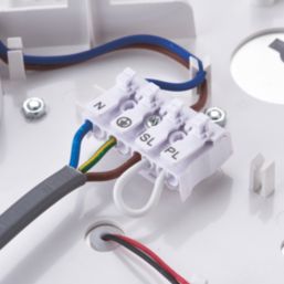 Saxby AmazonPro CCT LED Flush Ceiling/Wall Light White 18W 1800lm