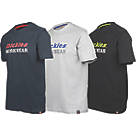Dickies Rutland Short Sleeve T-Shirt Set Assorted Colours X Small 46 1/2" Chest 3 Pieces