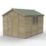 Forest Timberdale 8' 6" x 12' (Nominal) Apex Tongue & Groove Timber Shed with Base
