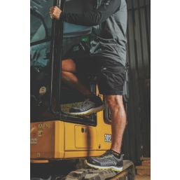 CAT Charge Size 6  Black/Lime Green  Water-Resistant  Safety Trainers