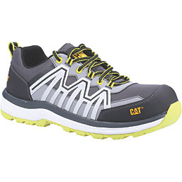 CAT Charge Metal Free   Safety Trainers Black/Lime Green Size 6